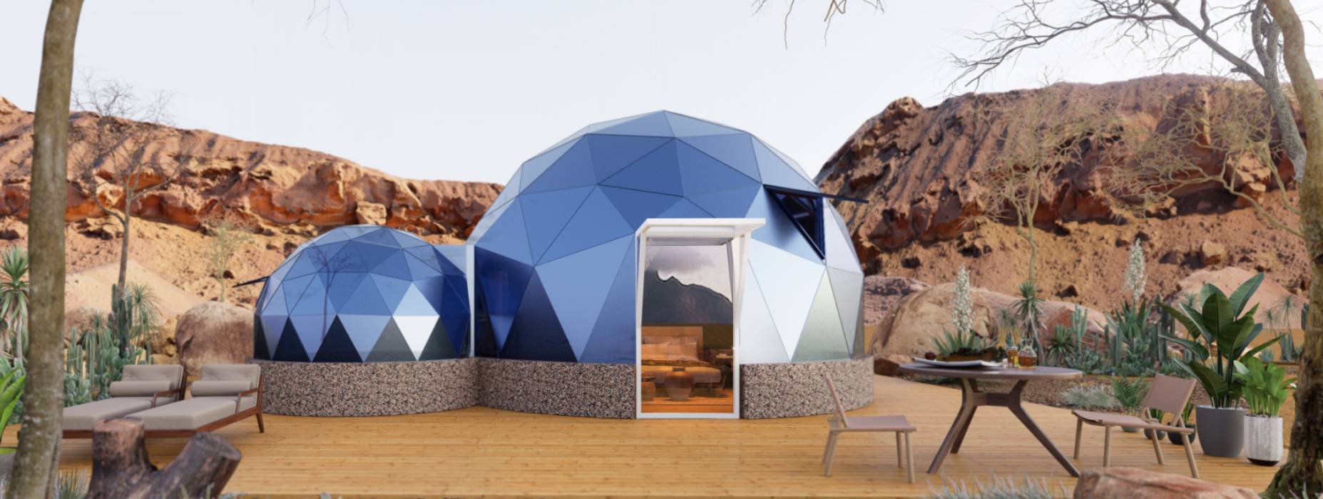 崇阳县球形智能光伏玻璃星空房